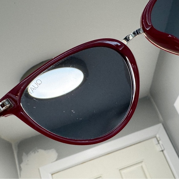 QUAY Australia Rumours Sunglasses in Red/Gold rare main image 14